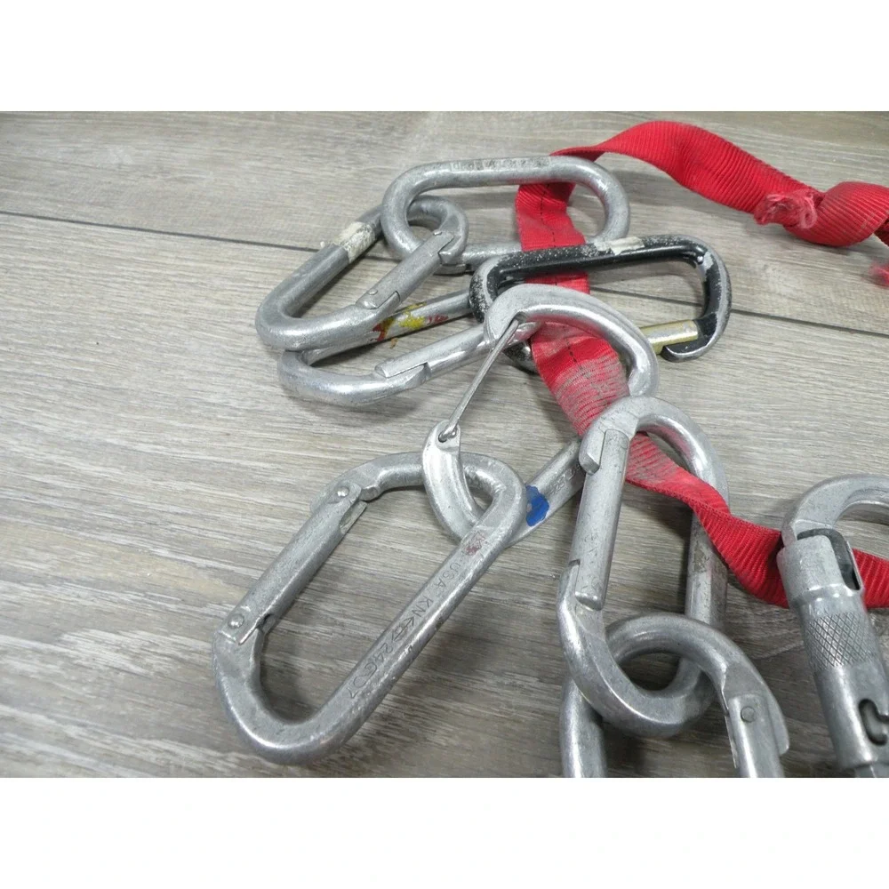 Lot of 16 Vintage Climbing Carabiners Mixed Black Diamond Kong D-Shape Screwgate